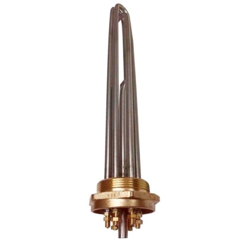 Блок ТЭН 6,0 кВт для воды 320 мм фланец G1 1/2"