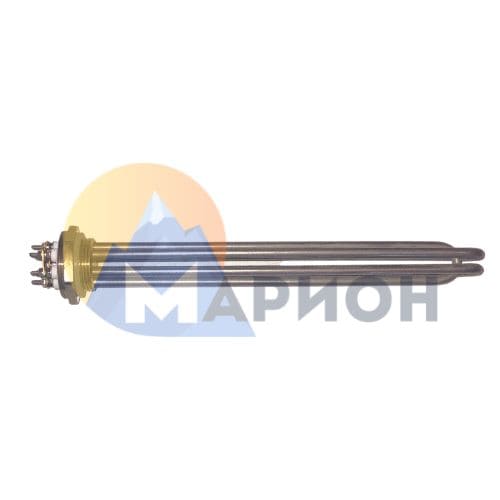 Блок ТЭН 4,5 кВт для воды 310 мм фланец G1 1/4" 220 В JH