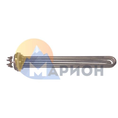 Блок ТЭН 4,5 кВт для воды 310 мм фланец G1 1/2" 220 В JH