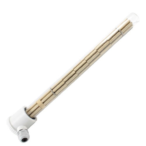 Колбовый погружной нагреватель КПН L=400, 0.63 кВт, 380 В, кварцевое стекло